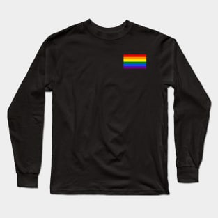 Gay Pride Flag - Minimalist Long Sleeve T-Shirt